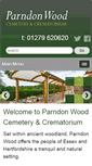 Mobile Screenshot of parndonwoodcrem.co.uk
